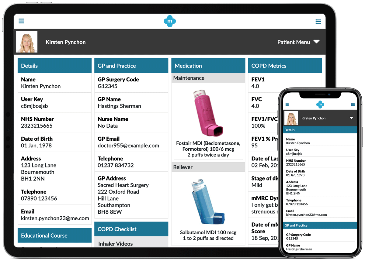 patient dashboard